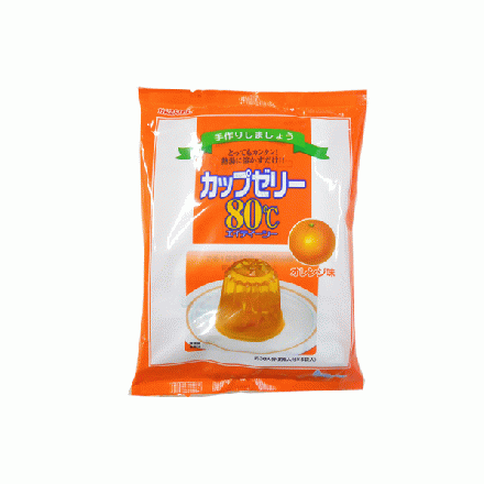 伊那食品　カップゼリー80℃　オレンジ 100g×5