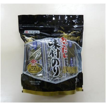 大洋食品　あごだし味付けのり　12切5枚×30袋