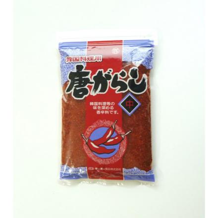 テーオー　コリアン唐辛子中(韓国料理用唐辛子)　250g