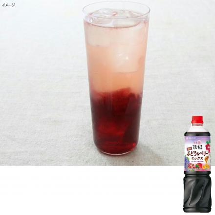 ミツカン　業務用　フルーティス　黒酢ぶどう&ベリーミックス(6倍濃縮タイプ) 1000ml