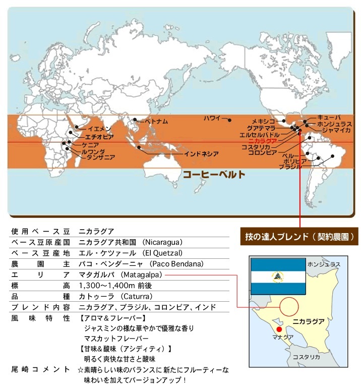 技の達人ブレンド(契約農園)　100g