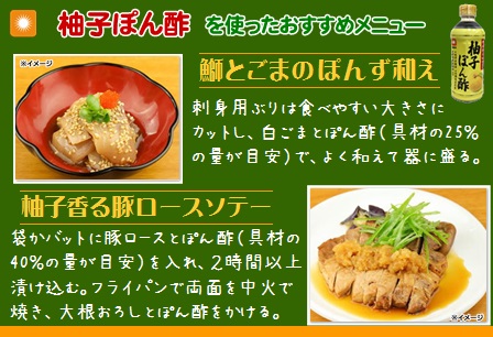 ファディ 宮崎県産柚子ぽん酢 500ml