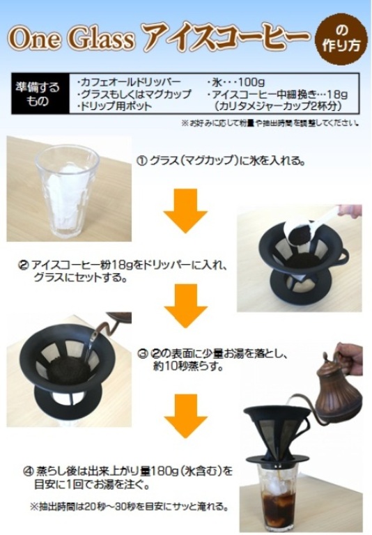 ハリオ カフェオール ドリッパー02 ブラック CFOD-02