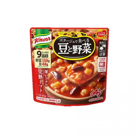 クノール　ポタージュで食べる豆と野菜 深いコクの完熟トマト 180g