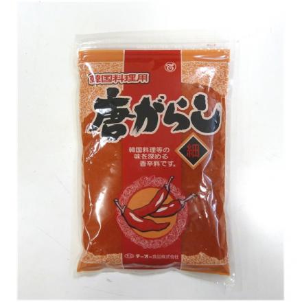 テーオー　コリアン唐辛子細(韓国料理用唐辛子)　250g