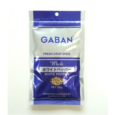 カフェファディ Online Shop ギャバン ホワイトペッパー ホール 100g カフェファディ Online Shop ギャバン ホワイトペッパー ホール 100g