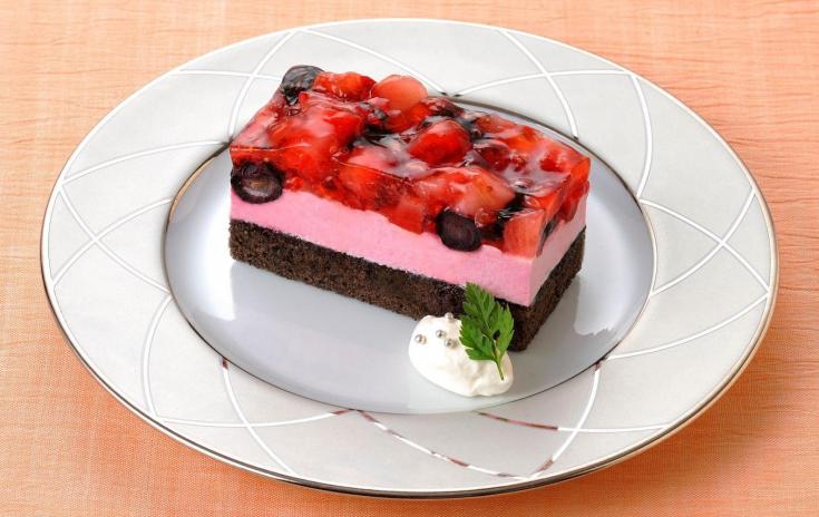 カフェファディ ONLINE SHOP / フレック ハーフサイズフリーカットケーキ ダブルベリー 210g箱