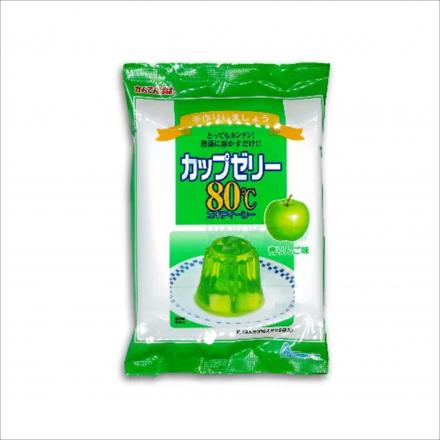 伊那食品　カップゼリー80℃　青りんご 100g×5