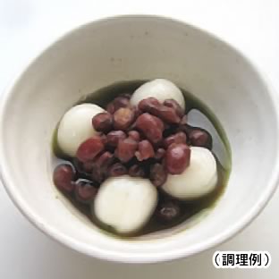 抹茶白玉ぜんざい