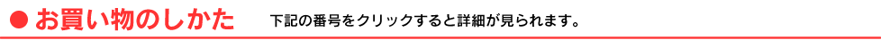 お買い物のしかた