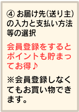 お客様情報の入力